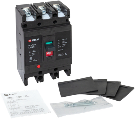 Автоматический выключатель LS125 18кА 3P 25А ProPact EKF