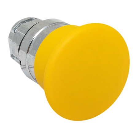 Исполнительный механизм кнопки XB4 "Грибок" желтый возвратный без фиксации без подсветки IP65 EKF