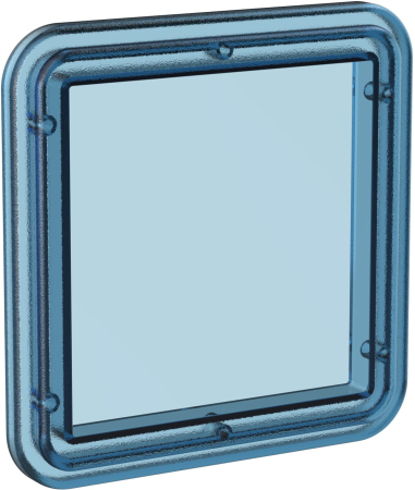 Окошко смотровое для корп. полиэстер. ЩМП прозр. синий IEK