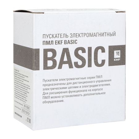 Пускатель электромагнитный серии ПМЛ-1160ДМ 18А 400В EKF Basic