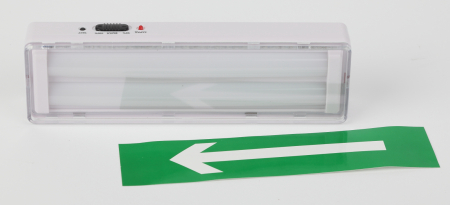 DBA-104-0-20   6Вт 230x65x30 наличие эвакуационного знака в комплекте Стрелка. 360 мин в режиме экон