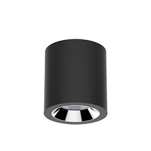Светильник LED "ВАРТОН" DL-02 Tube накладной 160*150 32W 4000K 35° RAL9005 черный матовый