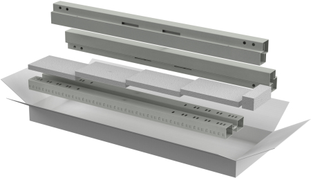 ITK LINEA N Компл. стоек и профилей шкафа 33U сер.