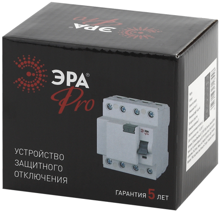 УЗО ВД1-63 Электромеханическое 3P+N 100А 30mA NO-902-53 ЭРА Pro
