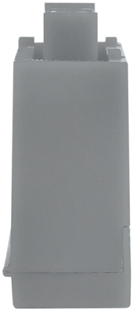 Шина "фаза" L (6х9мм) 8 отверстий латунь серый изолированный корпус на DIN-рейку EKF PROxima