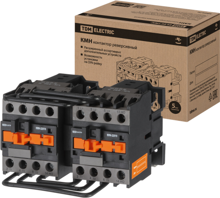 КМН-22530 реверс 25А 230В/АС3 2НО TDM