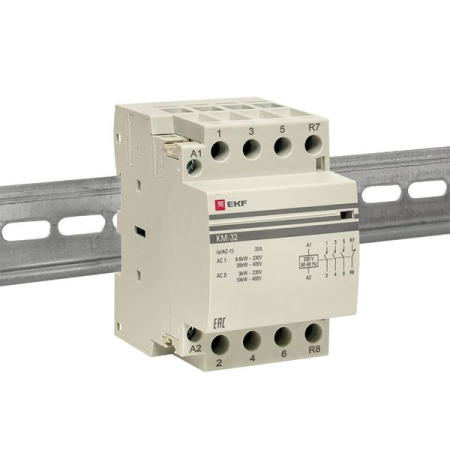 Контактор модульный КМ 32А 3NО+NC (3 мод.) EKF PROxima
