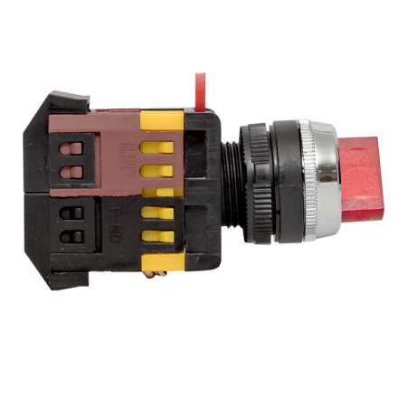 Переключатель ANC-22 2P красный с подсветкой 220В NO+NC EKF PROxima