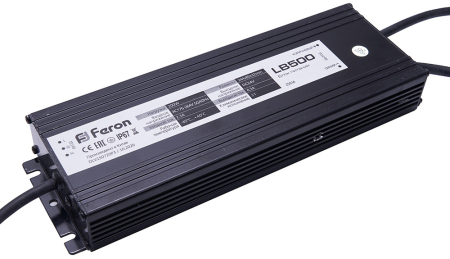 Трансформатор LB500 DC24V 200W IP67 244*80*32мм