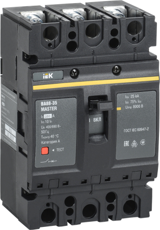 Выкл. авт. ВА88-35 3Р 250А 35кА MASTER IEK