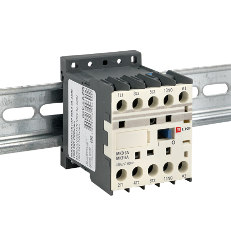 Миниконтактор МКЭ  6А 230В 1NO EKF PROxima