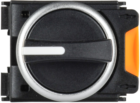 Переключатель 2 полож. возвр. 1NO+1NC чёрный MASTER IEK