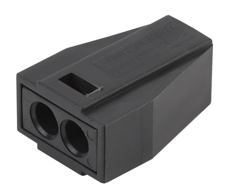 ЭРА NO-224-52 Клемма СМК с пастой, серия 302, 2 отверстия, 0,5-2,5 мм2 (упак. 100 шт.) (100/6000/120