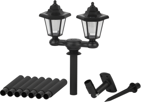 ERASV01-01 ЭРА ЭРА Садовый светильник на солнечной батарее, пластик, черный, 150 см