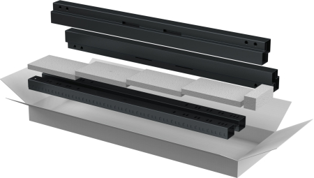 ITK LINEA E Компл. стоек и профилей шкафа 33U чер.