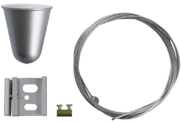 Комплект тросового подвеса 1,5м. без скобы