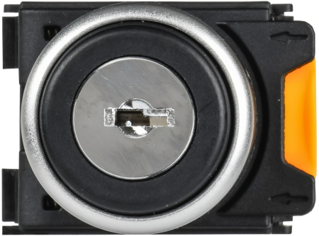 Переключатель с ключом 3 полож. 1NO+1NC чёрный MASTER IEK