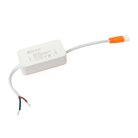 Светодиодный встраиваемый даунлайт безрамочный ДВО 1102 круглый 10Вт 4000K IP20 LUMA EKF