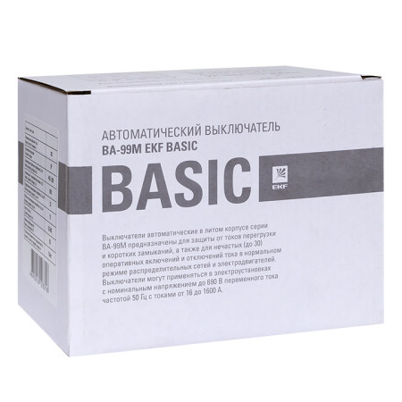 Автоматический выключатель ВА-99МL  100/20А 3P 18кА EKF Basic