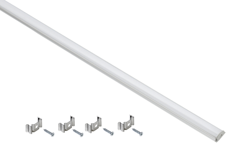 Профиль алюм. для LED ленты 1606 накл. гибк. 2м к-т опал IEK