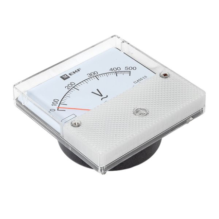 Вольтметр VMA-801 аналоговый на панель (80х80) круглый вырез 500В прямое подкл. EKF PROxima