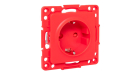 Стокгольм Механизм Розетки 1-местной с/з 16А винтовые клеммы красный с защ. штор. EKF Стокгольм Механизм Розетки 1-местной с/з 16А винтовые клеммы красный с защ. штор. EKF