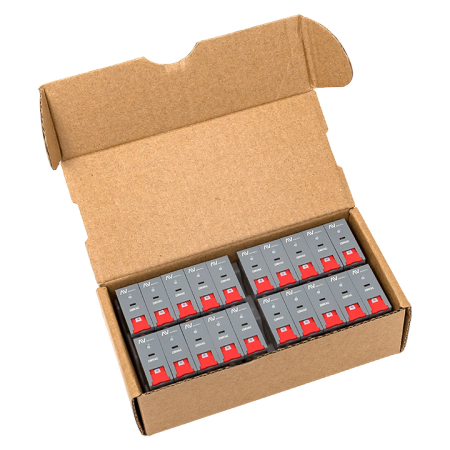 Реле промежуточное с кнопкой и мех. Индикацией RPAt 22/2 8A 230В AC EKF AVERES