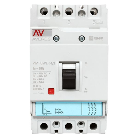 Автоматический выключатель AV POWER-1/3  16А 35kA TR