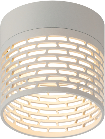 Светильник настенно-потолочный спот ЭРА OL53 WH под лампу GX53 белый IP20