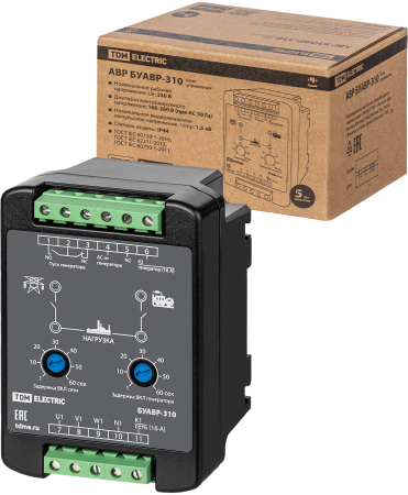 Блок управления АВР БУАВР-310/2Л-1Н 3Ф+N TDM