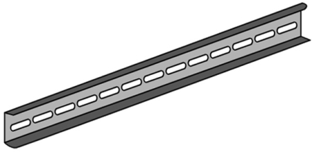 Монтажная панель для ВРУ 50х450мм перфорированная TDM