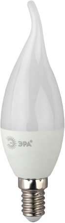 Лампочка светодиодная ЭРА RED LINE LED BXS-10W-827-E14 R E14 / Е14 10Вт свеча на ветру теплый белый свет