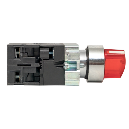 Переключатель BD21 2P c красной подстветкой 230В NO EKF PROxima
