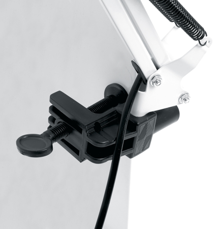 Светильник под лампу Feron DE1430 60W, 230V, патрон E27 на струбцине, черный