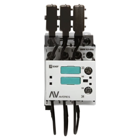 Контактор для конденсатора КМЭК 12,5 кВАр 230В 1NО+1NC EKF AVERES