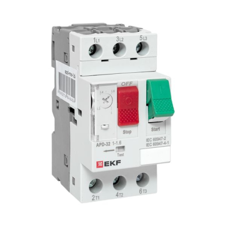 Автомат пуска двигателя АПД-32 1,0-1,6А EKF