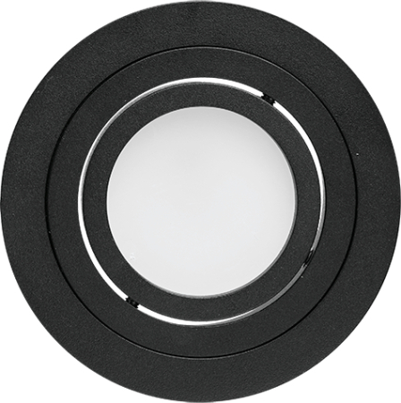 Встраиваемый cветильник WOLTA WDL-GU5.3/02BL-R IP20 под лампу GU5.3 круглый Чёрный ALTO D92x25 1/100