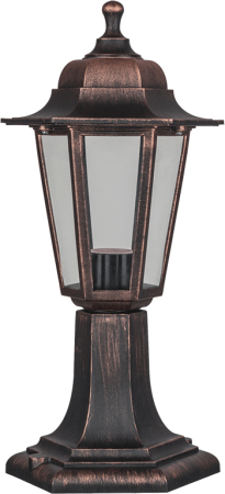 Светильник Navigator 80 475 NOF-PG34-003-IP44-E27 ( 6 граней черный под медь)