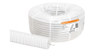 Труба гофр. ПВХ d 25 с зондом (50 м) легкая, белая TDM