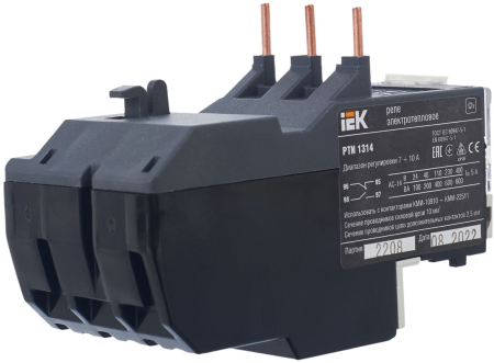 Реле РТИ-1314 электротепловое 7-10А IEK