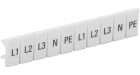 Маркеры для КПИ-2,5мм2 с символами "L1, L2, L3, N, PE" IEK