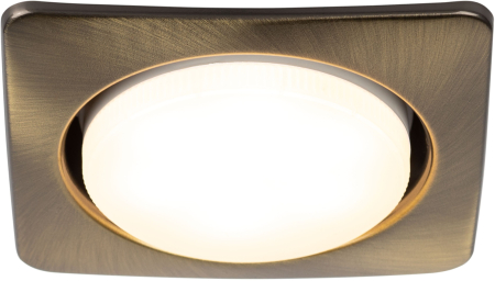 KL71 SB /1 (к)  KL71 SB /1 (к) Светильник ЭРА под лампу Gx53 квадр.,220V, 13W, бронза