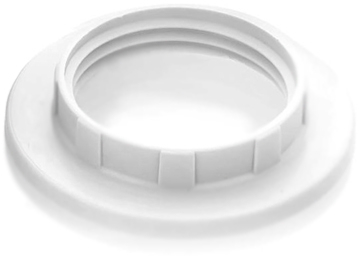 Кольцо к патрону, пластик, Е14, белый, индивидуальный пакет, IEK