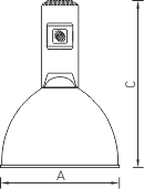 HBA AL 250, IP65 (комплект) светильник