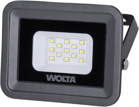 Светодиодный прожектор WFL-10W/06, 5500K, 10 W SMD, IP 65,цвет серый, слим
