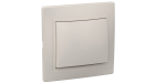 KVARTA Выключ. 1-кл. прох 10А ВСп10-1-0-ККм крем. GENERICA