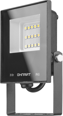 Светильник ОНЛАЙТ 61 949 OFL-20-6K-BL-IP65-LED