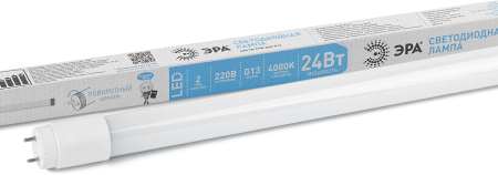Лампа светодиодная Эра LED T8-24W-840-G13-1500mm (диод,трубка стекл,24Вт,нейтр,пов. G13)