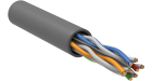 ITK Витая пара U/UTP кат.6 4x2х23AWG solid LSZH нг(А)-HF серый (305м) ITK Витая пара U/UTP кат.6 4x2х23AWG solid LSZH нг(А)-HF серый (305м)