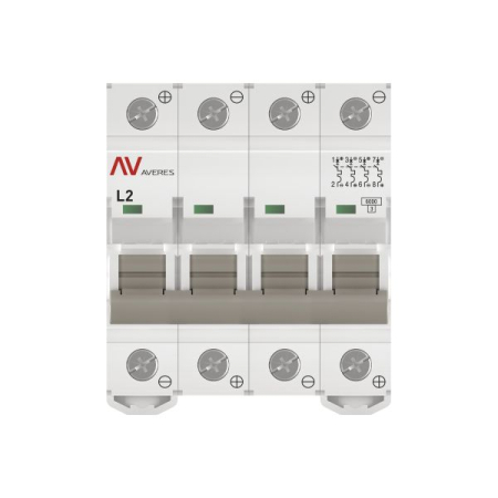 Выключатель автоматический AV-6 DC 4P 2A (L) 6kA EKF AVERES